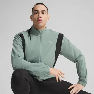 Puma Velocity Woven Jacket Veste Running Hommes - Vert, Taille XXL pas cher