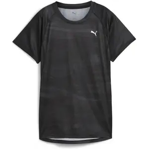 Comparateur de prix : Puma T-shirt de running à imprimé intégral VELOCITY Femme noir XS