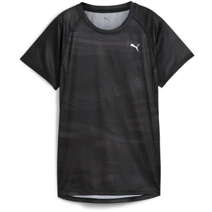 Puma T-shirt de running à imprimé intégral VELOCITY Femme noir M pas cher