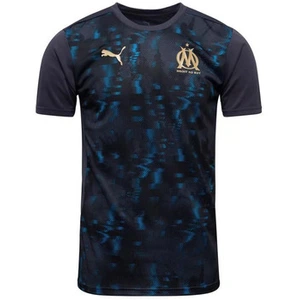 Puma Maillot Prematch OM 2024/25 Gris S 779249-51 pas cher