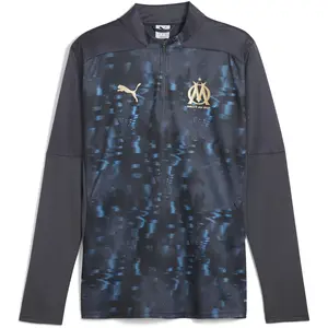 Comparateur de prix : Puma Veste d'avant-match à 1/4 zip Olympique de Marseille Homme gris L