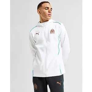 Puma Sweatshirt à capuche OM 2024/25 Blanc S 778256-48 pas cher