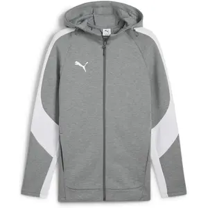 Comparateur de prix : Puma Veste de survêtement à capuche TeamEvostripe gris XL