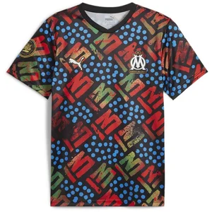 Comparateur de prix : Puma Maillot à motif all-over OM x Africa noir S