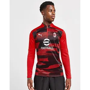 Puma Haut Zippé AC Milan Avant-Match Homme - Red, Red M