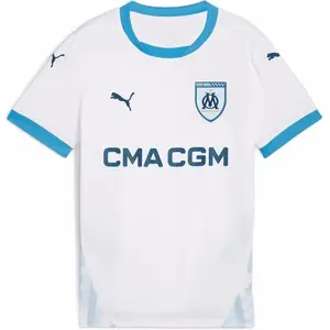 Puma T-shirt Manches Courtes Junior Domicile Olympique Marseille pas cher