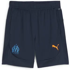 Puma Short d'entraînement Olympique de Marseille - Blue, Blue L pas cher