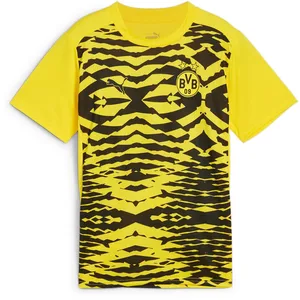 Puma Maillot D’Avant Match À Manches Courtes Borussia Dortmund jaune 140 pas cher