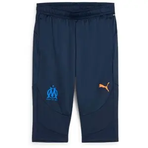 Puma OM PANTACOURT MARINE 2024/2025 bleu marine M pas cher