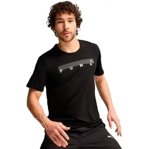T-shirt Puma Energy Cloudspun Graphic à manches courtes noir pur - XL pas cher