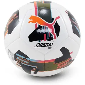 Comparateur de prix : PUMA, Ballon Orbita 7 MS, unisexe, blanc et multicolore, taille 5