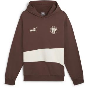 Puma Hoodie Ftblculture+ Fc St. Pauli marron S pas cher