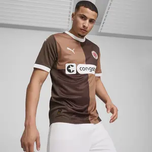 Maillot Domicile Puma FC St. Pauli 2024/25 Marron M 778638-01 pas cher