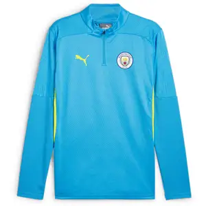 Comparateur de prix : Puma Haut D'Entraînement À 1/4 Zip Manchester City bleu L