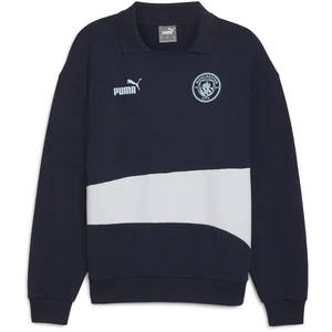 Puma Sweat Ftblculture+ Manchester City bleu L pas cher