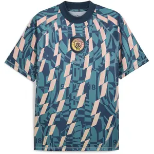 PUMA Maillot Rétro Manchester City FC Homme - Blue, Blue S pas cher