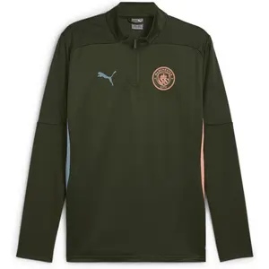 Comparateur de prix : Puma Haut d'entraînement à 1/4 zip Manchester City Homme vert XL