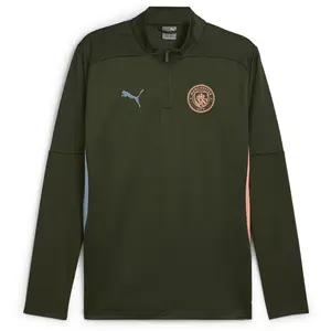Comparateur de prix : Puma Haut d'entraînement à 1/4 zip Manchester City Homme vert L