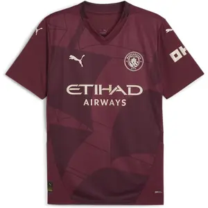 Comparateur de prix : PUMA Troisième Maillot Manchester City FC 2024/25 Homme - Burgundy, Burgundy XS