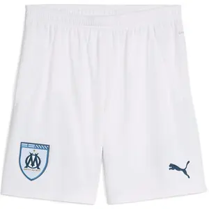 PUMA Short Domicile Olympique Marseille 2024/25 Homme - White, White S pas cher