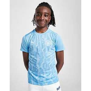 Puma Maillot Avant-Match Manchester City FC Junior - Blue, Blue 13-14Y pas cher