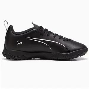 PUMA Ultra 5 Play TT Jr Soccer Shoe, Black White, 38.5 EU pas cher