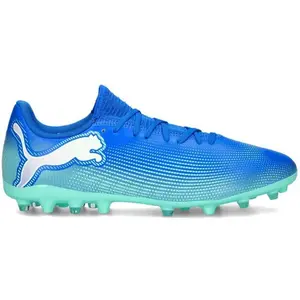 Comparateur de prix : PUMA Mixte Future 7 Play MG Soccer Shoe, Hyperlink Blue-Mint White, 43 EU
