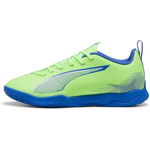 PUMA Ultra 5 Play IT JR Soccer Shoe, Fizzy Apple White-BLUEMAZING, 38.5 EU pas cher