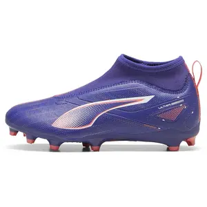 Puma Chaussures De Football Ultra 5 Match+ Ll Fg/ag Jr