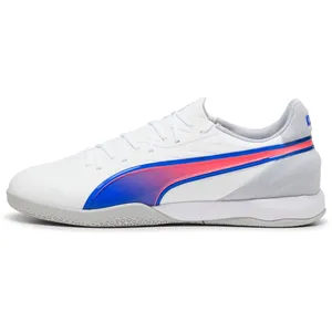 PUMA Mixte King Match IT Soccer Shoe, White-Bluemazing-Flat Light Gray, 45 EU pas cher
