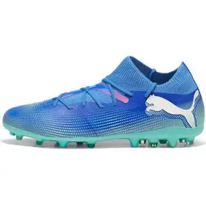 Comparateur de prix : PUMA Mixte Future 7 Match MG Soccer Shoe, Bluemazing White-Electric Peppermint, 41 EU