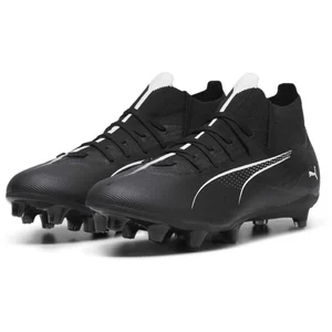 PUMA Mixte Ultra 5 Match+ FG/AG Soccer Shoe, Black White, 46 EU pas cher
