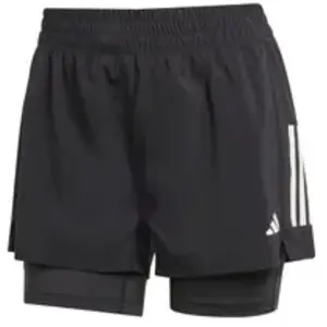 adidas Own The Run 2in1 Short De Running Femmes - Noir, Taille S pas cher
