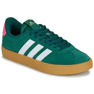 Chaussures adidas VL Court 3.0 vert blanc marron femme - 40 pas cher