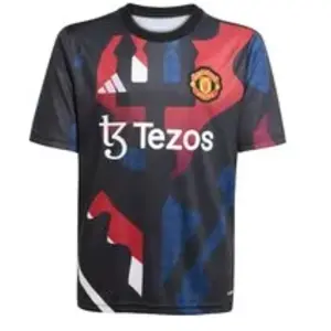 Comparateur de prix : adidas Maillot Prematch enfant Manchester United 2024/25 noir 7-8 ans