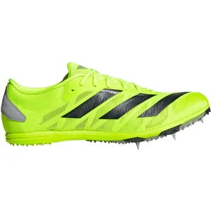 adidas Adizero XCS Spikes - Vert Fluo , Noir, Pointure 42 2/3 pas cher