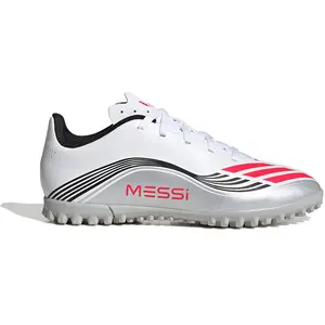 Comparateur de prix : Chaussures de football enfant adidas F50 Messi Club TF Blanc 38 JP7453