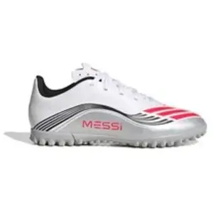 adidas Unisex Kids' F50 Messi Club Turf Football Boots Kids White 4.5 pas cher