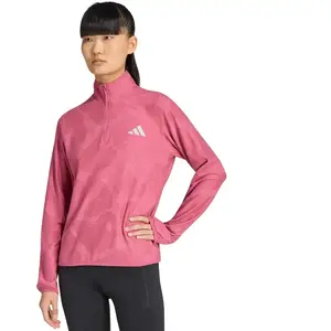 adidas adi365 Climawarm+  Maillot de course Femmes - rouge vin, Taille...