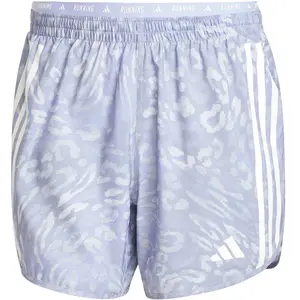 adidas Men's Short 3 Bandes Own The Run, Dash Grey/Violet Tone, L 5" pas cher