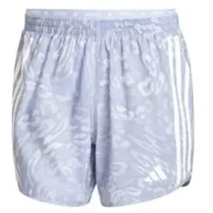 adidas Men's Short 3 Bandes Own The Run, Dash Grey/Violet Tone, S 5" pas cher