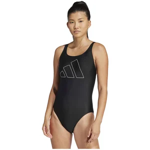 adidas Maillot de Bain Femme Big Bars X Back 34 Noir/Blanc, Noir/Blanc, 62 pas cher