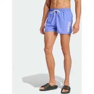 adidas Short logo Essentials CLX - Bleu, Bleu S pas cher
