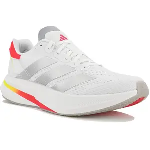Chaussures adidas Duramo Speed 2 blanc gris rouge femme - 38 pas cher