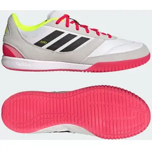 Chaussure de Futsal Top Sala Adulte Blanche/Rouge - ADIDAS pas cher