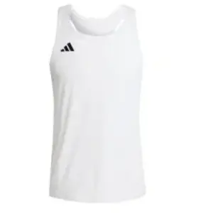 adidas Débardeur de running Adizero Essentials blanc S