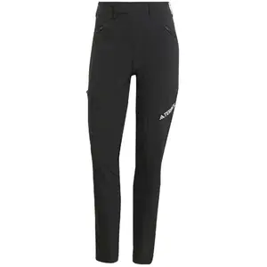 Comparateur de prix : adidas Techrock Brushed Softshell Pants - Pantalon randonnée femme Black