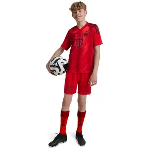 Comparateur de prix : Adidas Short Domicile enfant Bayern Munich 2024/25 Rouge 15/16 ans JD8336