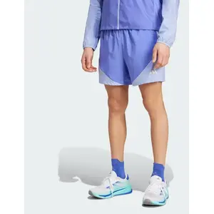 adidas Own The Run 5inch Shorts Hommes - Bleu , Violet, Taille XL pas cher