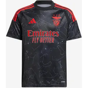 Comparateur de prix : Adidas Maillot Extérieur enfant Benfica Lisbonne 2024/25 Noir 7/8 ans JJ5126